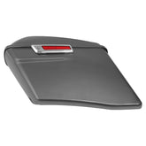 HR3 Industrial Gray CVO Stretched Saddlebags For 14-23 Harley Touring